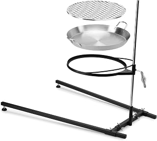onlyfire Open Flame Camping Grill Grate and Griddle Pan Kit for Outdoors