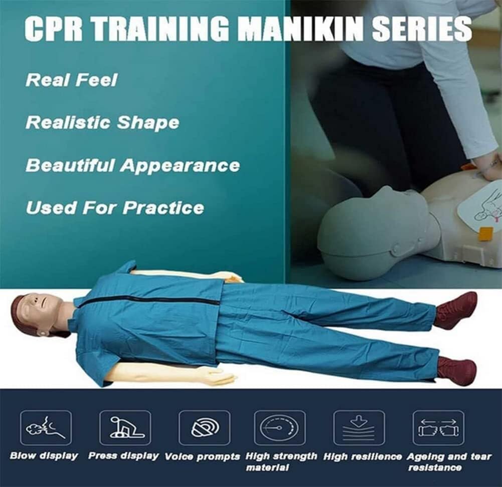 CPR-Trainingspuppe, Ganzkörper-CPR-Trainingspuppen-Kit für medizinisches Trainings-Lehrmaterial