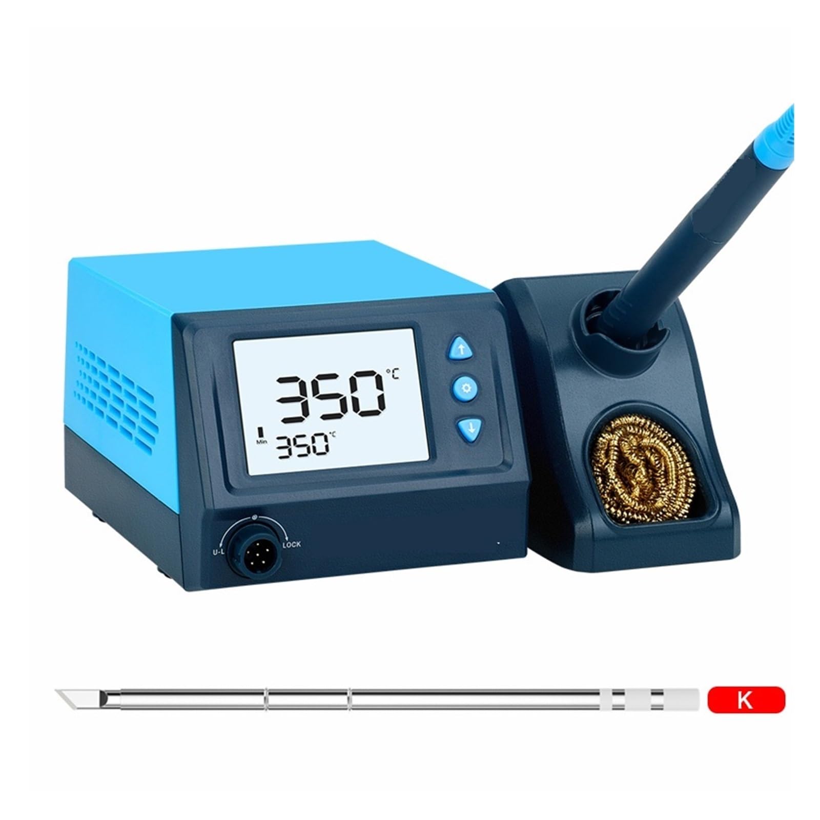 Stacja lutownicza, Lutownica Elektryczna O Mocy 75 W, Stała, Regulowana Temperatura, Naprawa Spawalnicza, Cyfrowy Wyświetlacz, Stacja Lutownicza T12(T12 PLUS K)