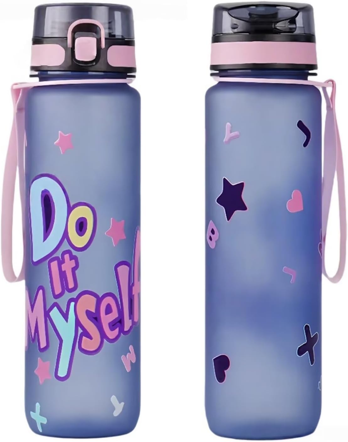 750 ml Sports Water Bottle BPA-Free Tritan Plastic with Leak-proof Lid Leak-Proof for Adults & Teenagers Ideal for Fitness Cycling Football School