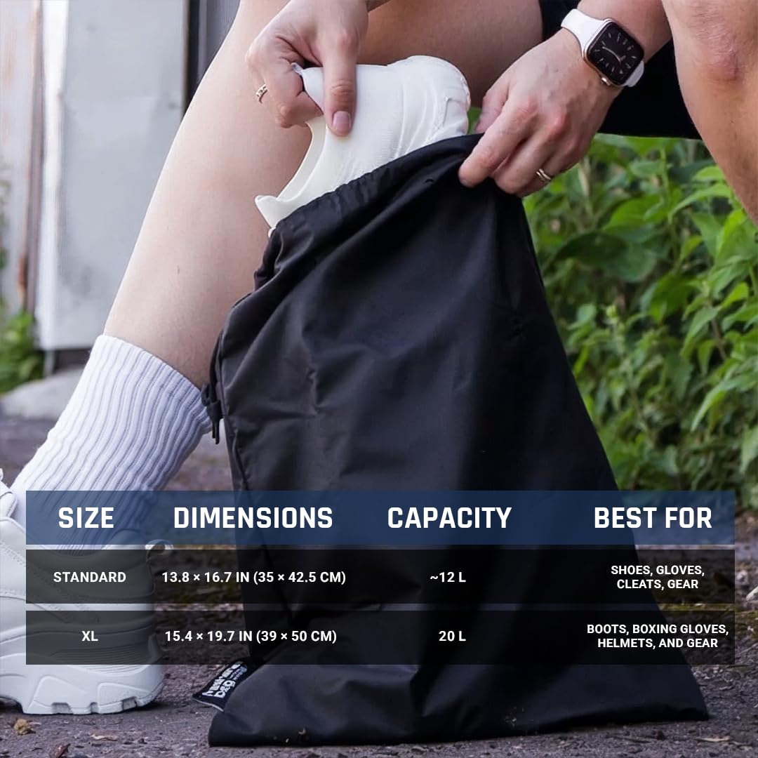 SmellWell by Midland - Torba odświeżająca do obuwia, odzieży i sprzętu Rozmiar XL 20 litrów (39x50 cm) - Freshener Bag XL Solid Black 6109