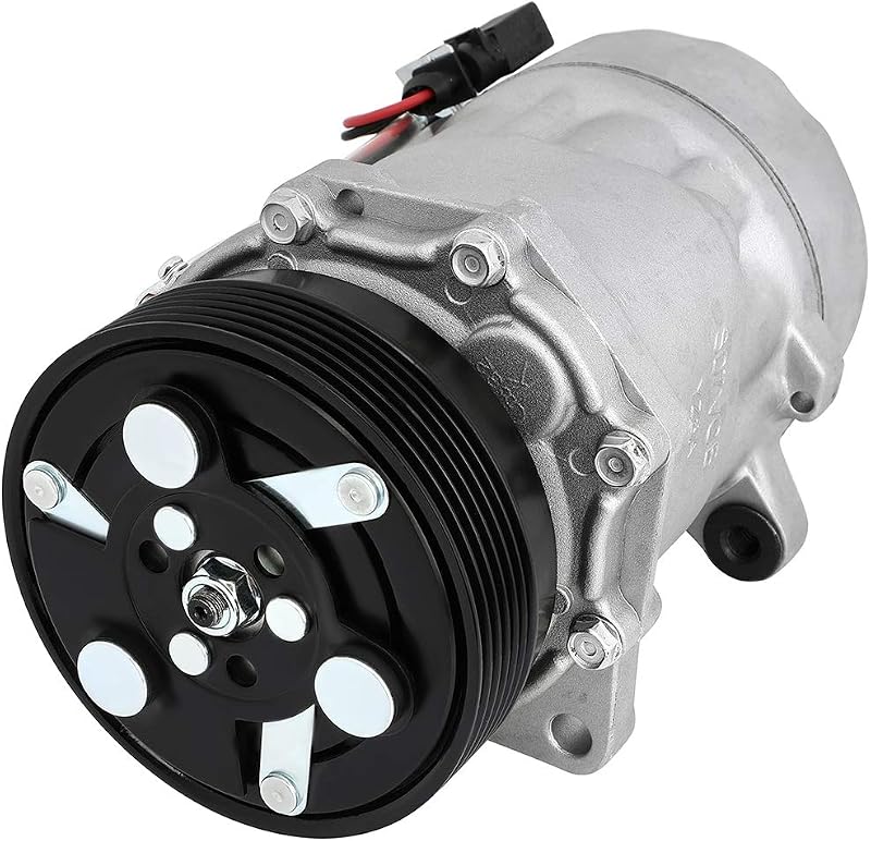 Compressor do ar-condicionado ECCPP SD7V16 com embreagem para Volkswagen Beetle, Golf, Jetta e Audi TT