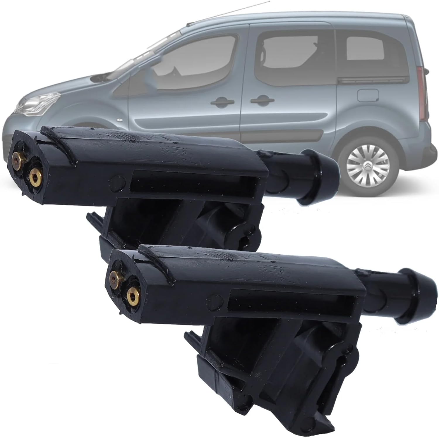 Windshield Wiper Nozzles for Citroen for Berlingo 1996-2009 for Xantia for ZX 1993-1998 Car Windshield Washer Water Spray Nozzle Spray Spray Kit 6438A0