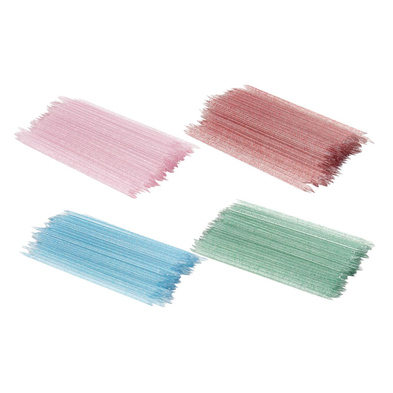 400pcs Manicure Cleaning Sticks Multi-color Nail Art Tools for Dotting Cuticle Care Portable Nail Cleaning Accessories for Salon Use