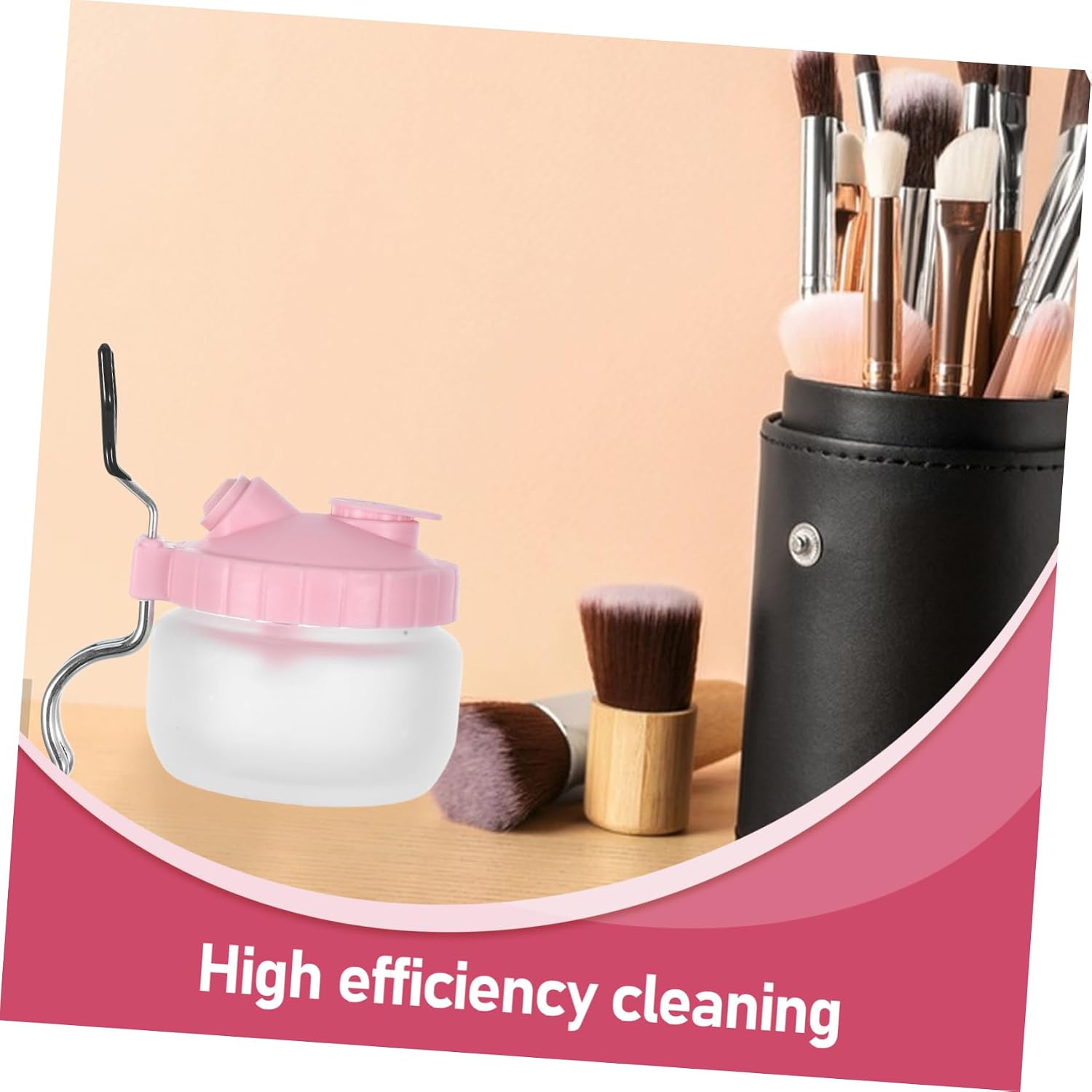 Collection Bottle Spray Tool Airbrush Cleaning Pot Kit Airbrush Cleaning Pot and Holder for Supplies