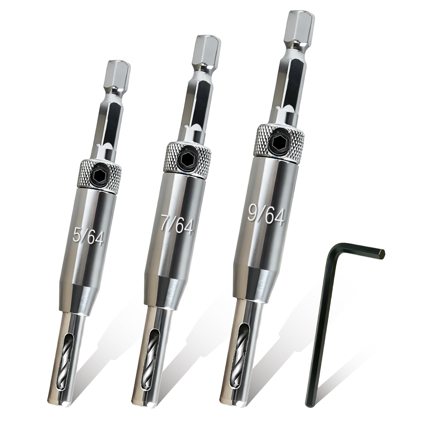 Self-Centering Drill Bit Set - Perfect Hinge Installation -10