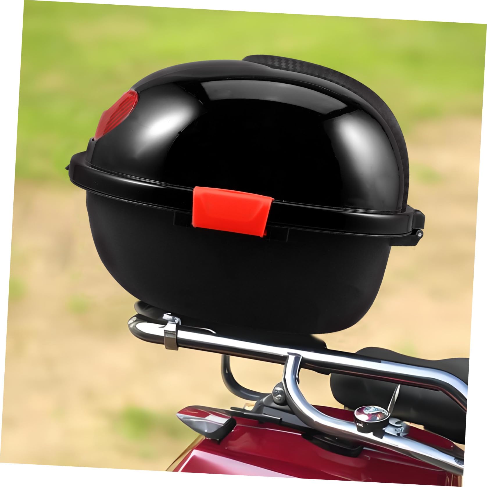 Bauletti per Scooter con Schienale, Bauletto Posteriore in Pp, Design Moderno, Spazioso, per Motociclisti