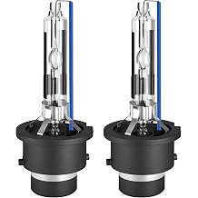 D2R HID Xenon Headlight Bulbs Low Beam for 2001 2002 2003 2004 2005 Lexus IS300 & 2001-2003 LS430 RX300 & 2001-2004 ES300 GS430 & 1998-2004 GS300, 8000K White Blue Lights Headlamp, 2 PCS