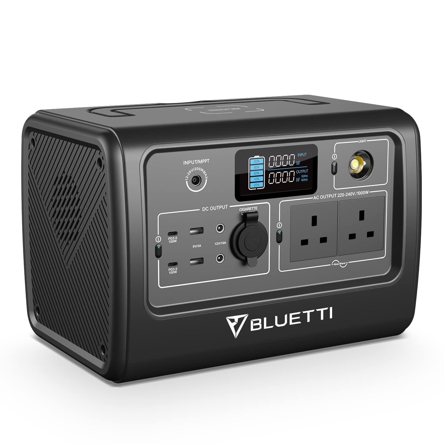 BLUETTI Portable Power Station EB70 1000W/716Wh Power Generator with 2