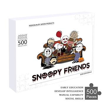 Amazon.co.jp: ジグソーパズル 木製 500ピース ピーナッツ