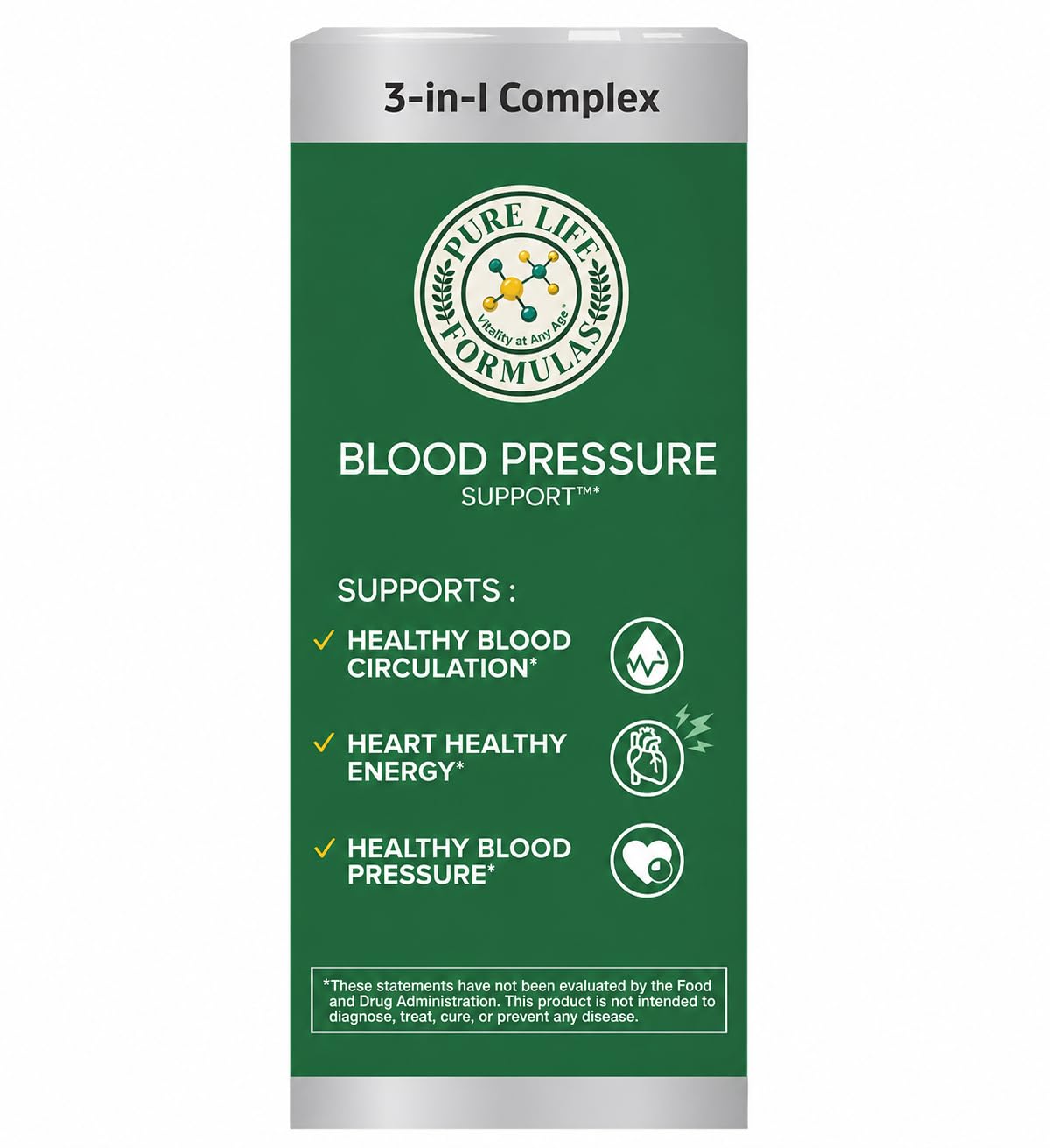 Pure Pressure 50 Blood Pressure Support Supplement - 900mg Odorless Tasteless Beetroot, Hawthorn Berry & Magnesium Capsules - 30-Day Supply Easy to Swallow Circulation Pills - 60 Vegan Capsules — Amazon image 5