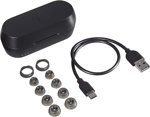 Miniatura 4 de Audio-Technica ATH-CKS5TWBK Auriculares intrauditivos inalámbricos con graves sólidos, color negro