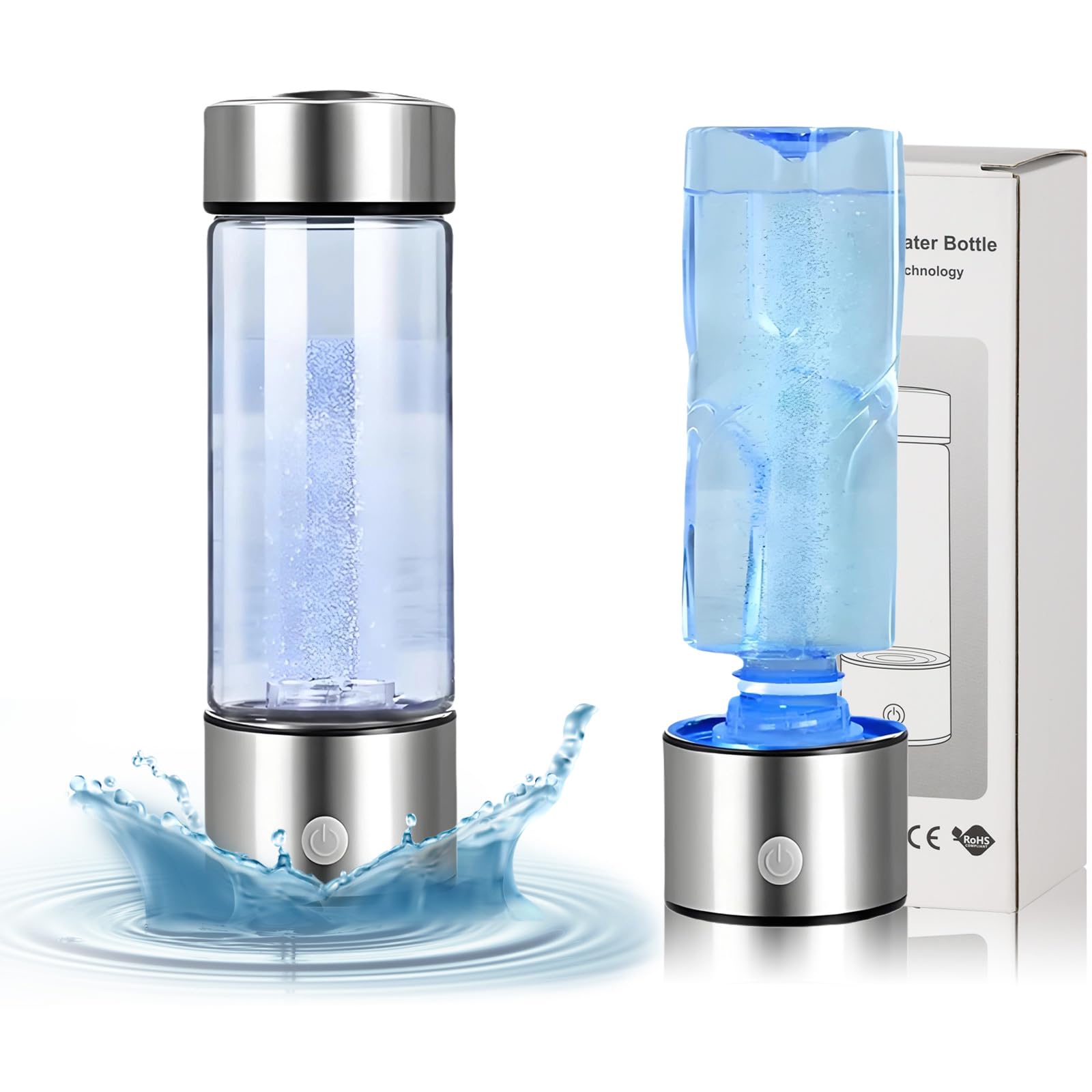 Amazon.com: Hydrogen Water Bottles,2 in 1 Hydrogen Water