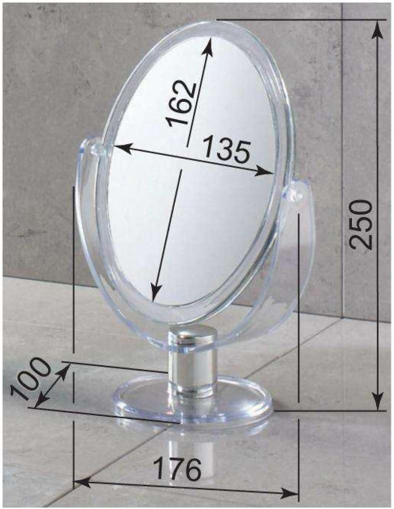 Gedy - Miroir Oval Large Transparent G-CO201800100
