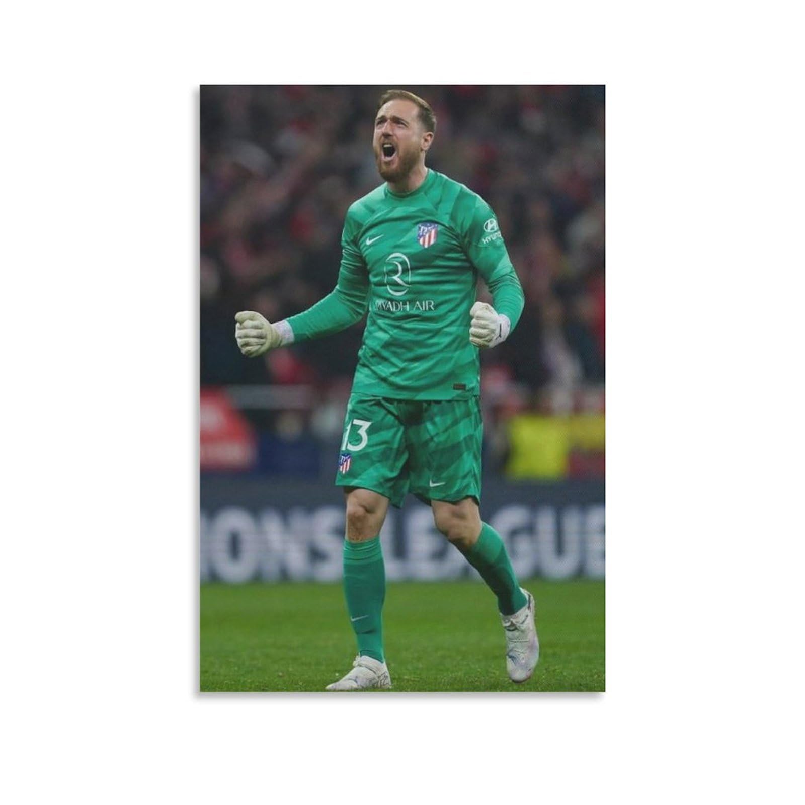 ASUIU Jan Oblak Canvas Poster Poster Painting Canvas Wall Art Living Room Posters Painting 16x24inch(40x60cm)