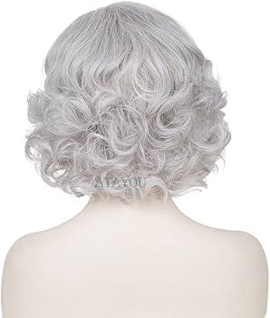 Amazon.com: TOMIGO Old Lady Wig with Accessories of Granny