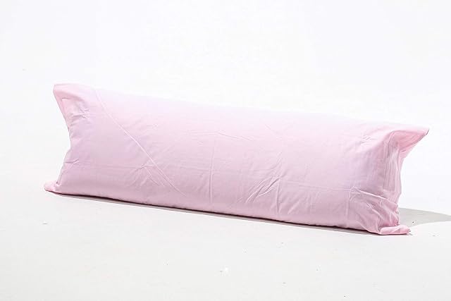 Sleep&Snuggle Long Bolster Pillowcase to Fit Double 54/ 135cm Body Pillow Neck Support Pregnancy Maternity Orthopaedic Support Comfort and Soft Case