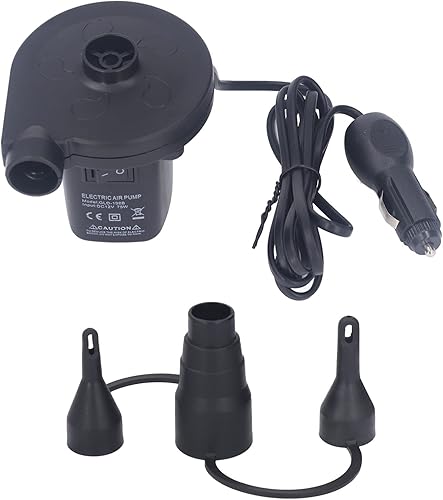 Miniatura 6 de Aramox Electric Air Pump, Compact Portable Inflator for Inflatables with 75W Power, Low Noise and 3 Nozzles for Rafts, Pools, and More