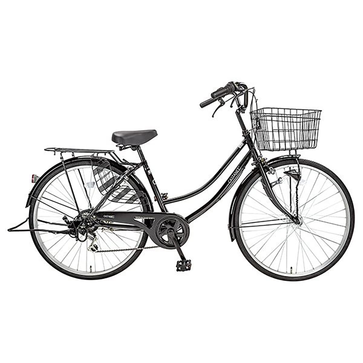 Amazon | ママチャリ 自転車 シティ車 カスタネット266HD サイクル