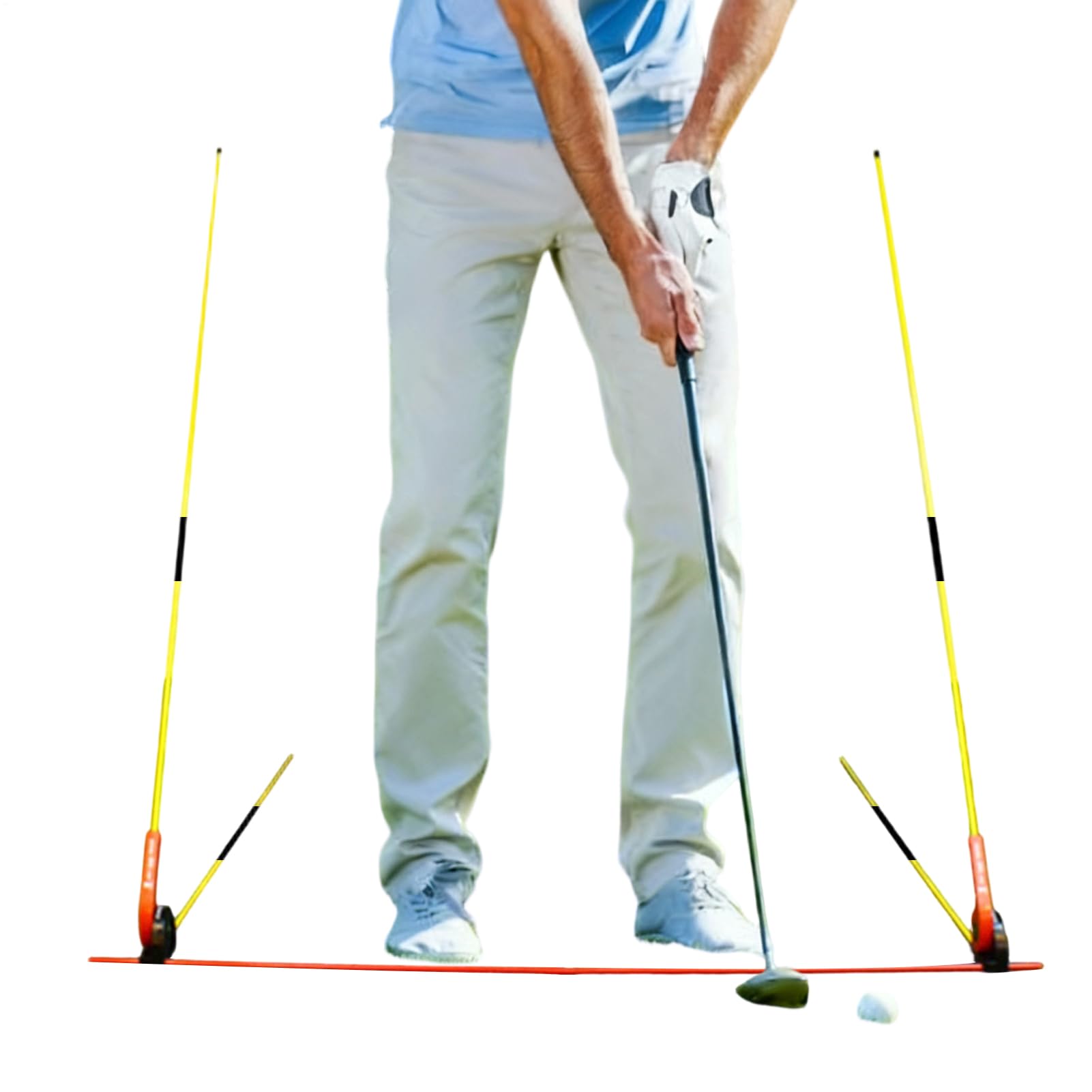 Pomoce treningowe do wyrównywania golfa | Regulowany kąt Swing Training Sprzęt - Wyrównanie wzroku i Putting dla golfa | dla amatorów mężczyzn, męża, dziadka i rodziny