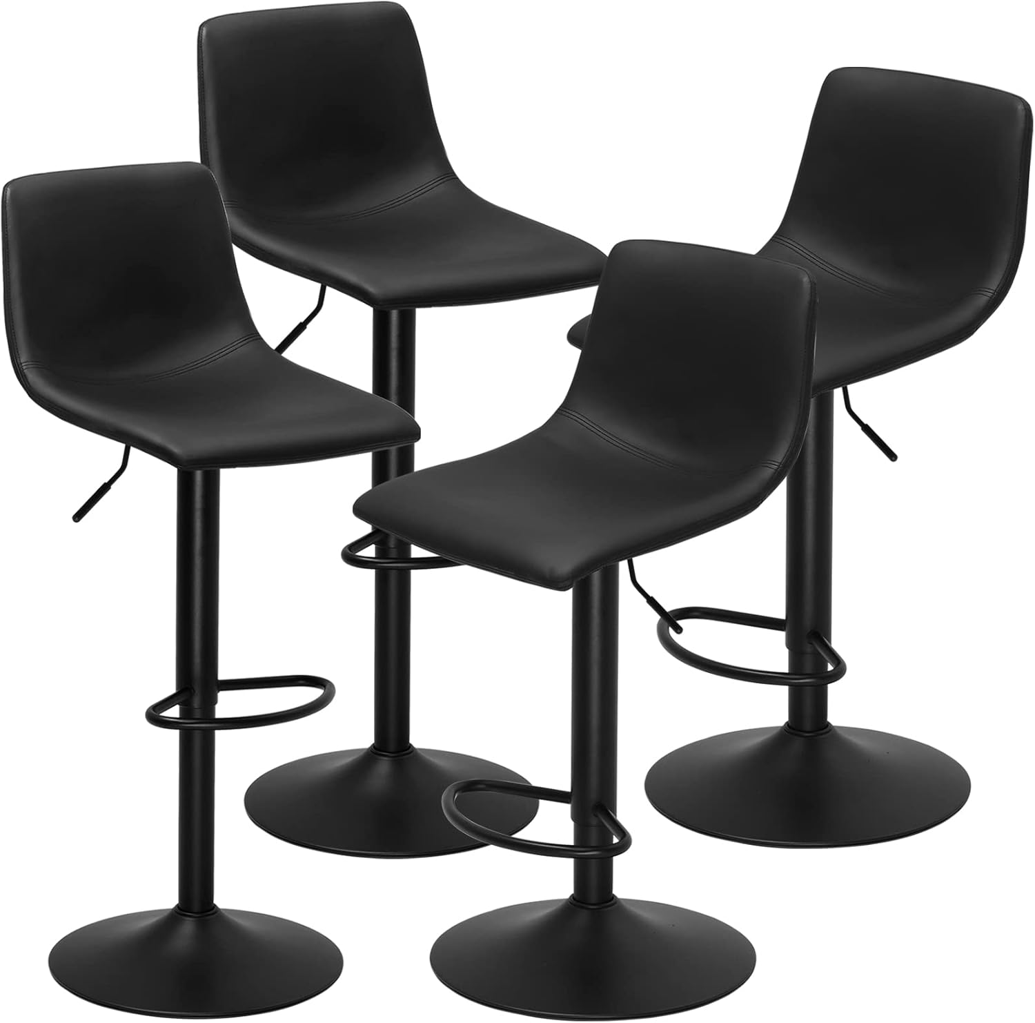 EPHEX Bar Stools Set of 4, Adjustable Counter Height Bar