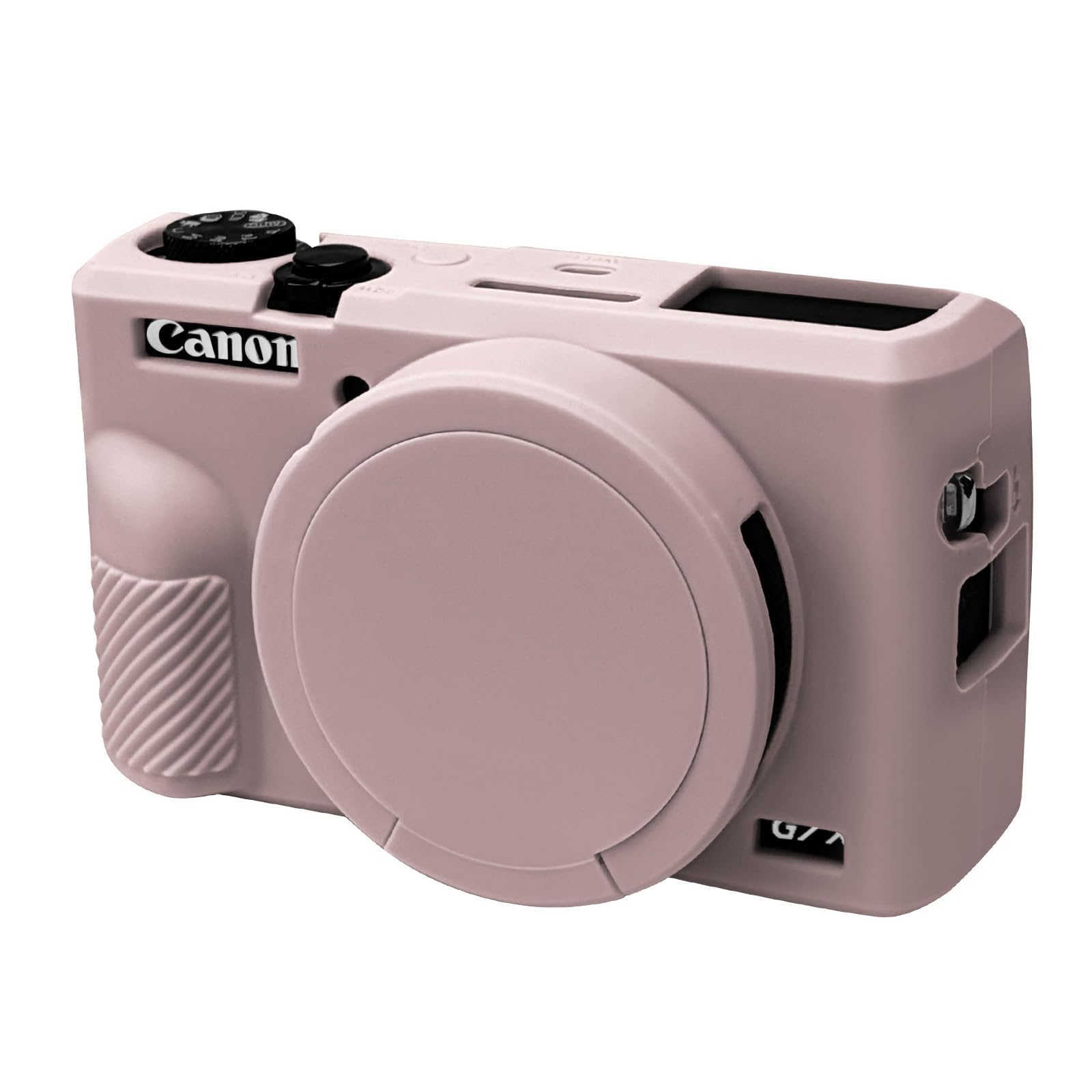 Camera Case with Lens Cover for Canon Powershot G7X Mark III Camera(Gray)