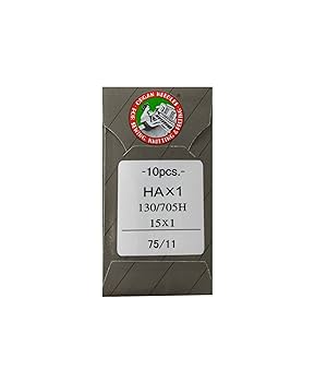 Amazon.com: 100 ORGAN FLAT SHANK 15X1 HAX1 HOME SEWING