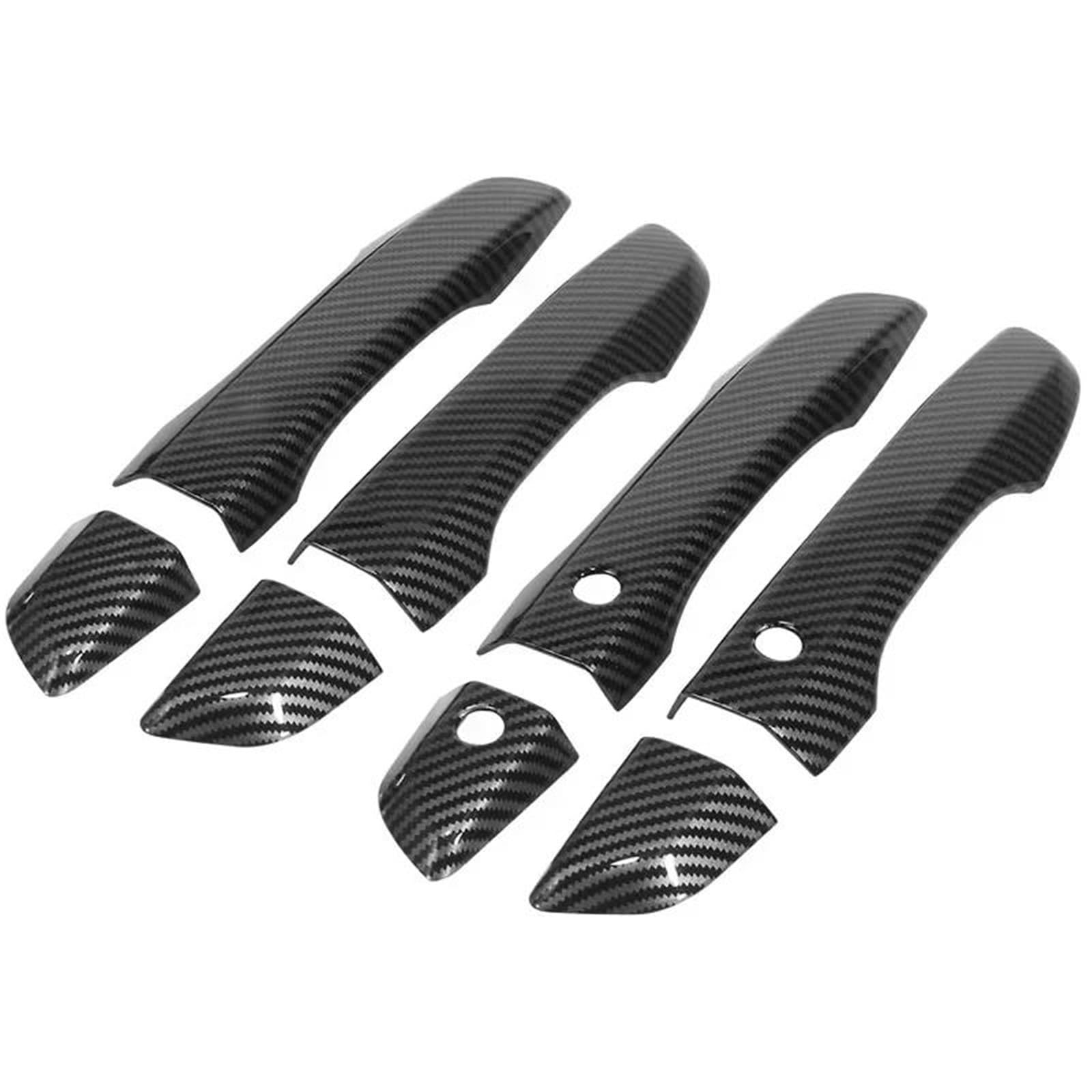 Zhqdrcy Lhd Carbon Door Open Handles For Civic For 10Th Gen 2016-2021 Lhd Car Door Handle Moulding Cover Trim