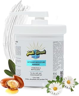 Hair Mask – Deep Conditioner for Dry, Damaged & Color Treated Hair – Protein Treatment for Frizz Control, Growth & Repair – Ideal for Curly Hair – 16 fl oz