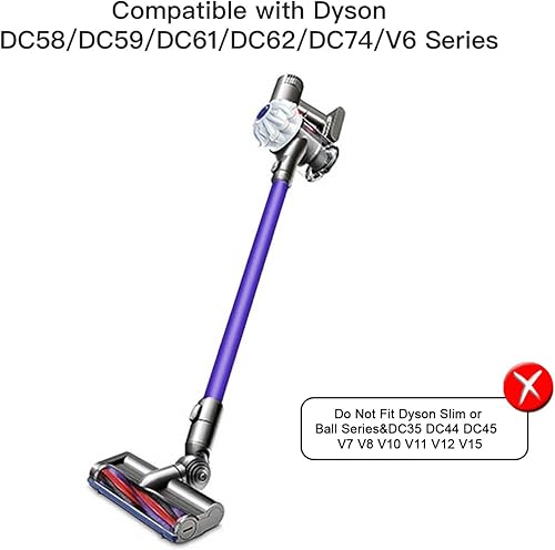 Miniatura 2 de Accesorios de repuesto Varita de liberación rápida para modelos Dyson V6DC58DC59DC61DC62DC74, tubo de extensión compatible con Dyson V6
