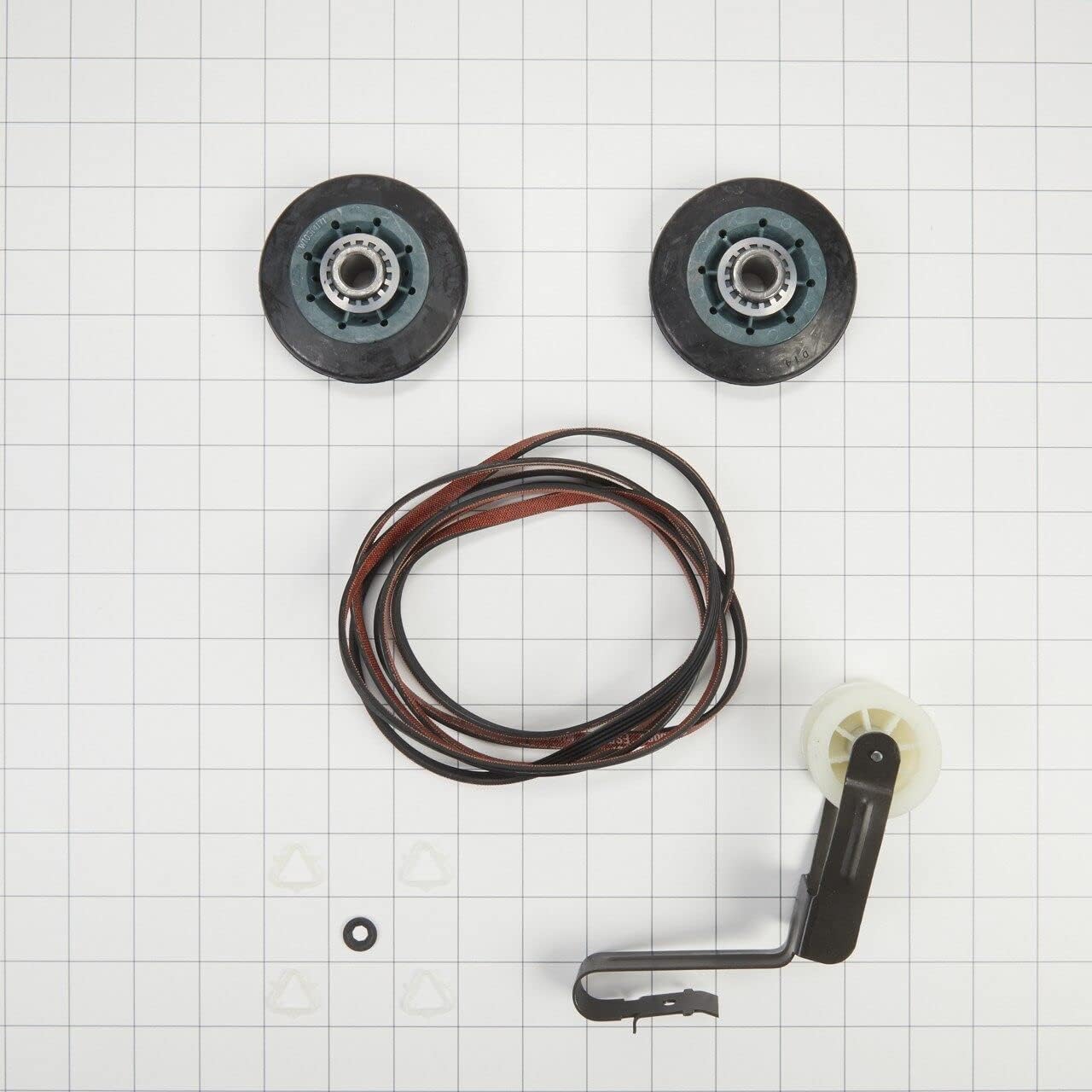 Whirlpool 4392065RC Maintenance Kit for Dryers – Replaces 8237, 279435, 279436, 279708, 279709, 279860, 8238, 8106, 279948, 80046, 4392065RC, 2014, 26000279435, 26000279436, 279708MS, 279709MS 29-Inch