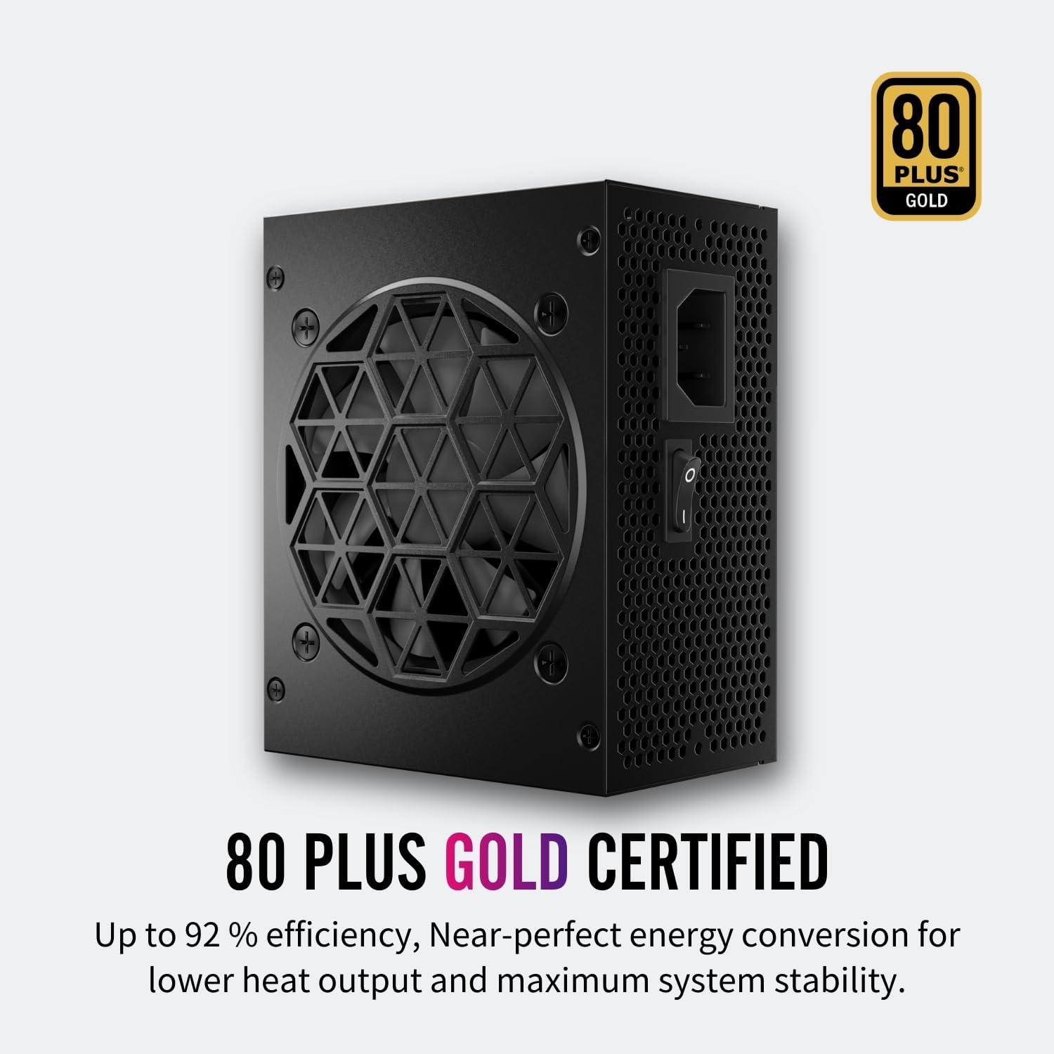 1ST PLAYER SFX-GLD-850W PSU Fully Modular PC ATX Power Supply-Computer Power Supplies,80 Plus Gold,ATX 3.1/PCI-E 5.1/Silent FDB Fan with Zero RPM (Black)