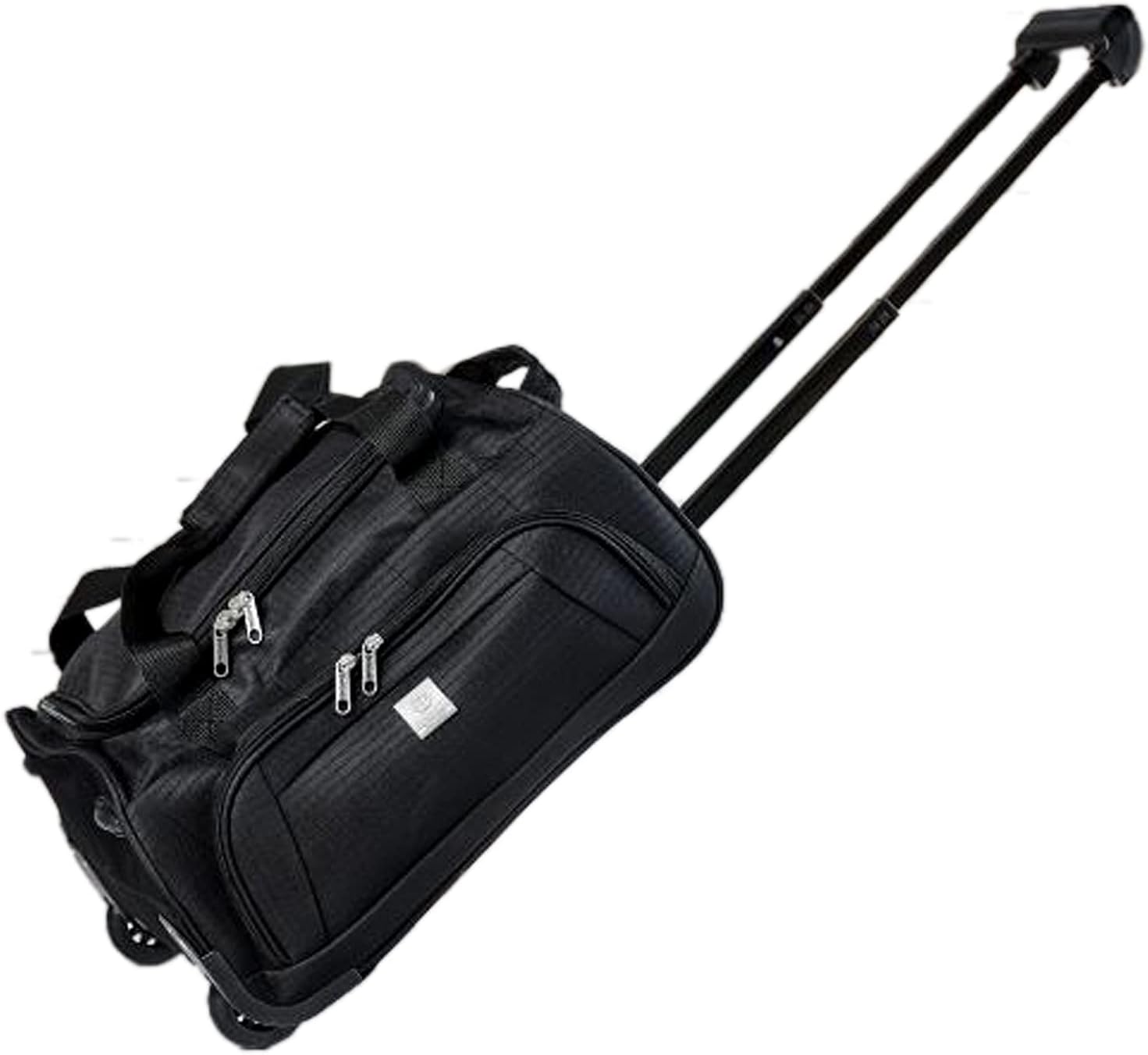 Bon Goût EASYJET Approved Cabin Sized Trolley Duffel Bag with Telescopic Handle 31 Litre (Black)