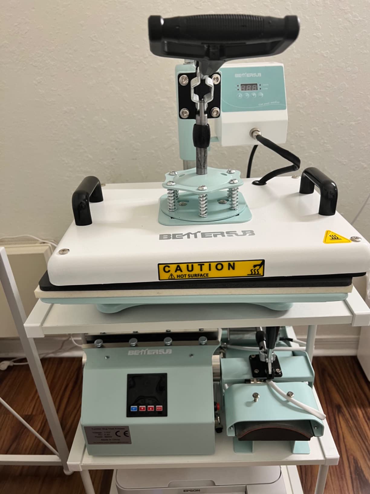 40/mo Finance BetterSub Heat Press 12‘’ x15‘’ Combo 5 in 1 Heat