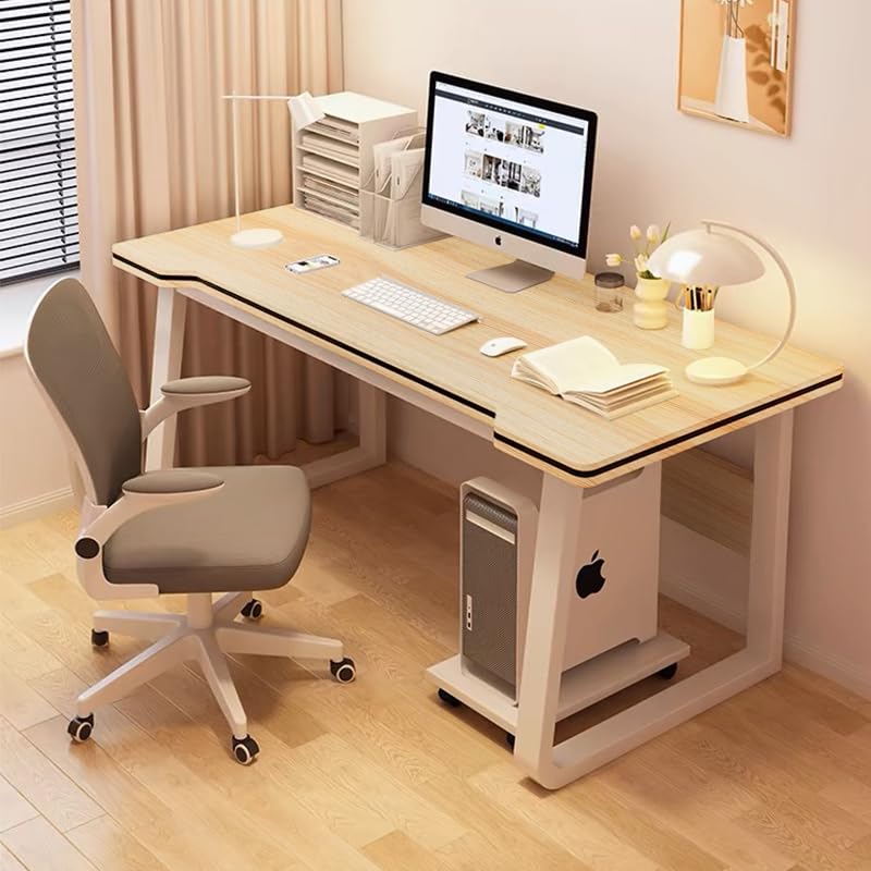 XUEGW Gaming Desk Computer Writing Table Student Art Modren Simple Style PC Wood Suitable Portable Desk for Home, Office