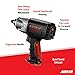 AIRCAT Pneumatic Tools 1250-K 1/2-inch NITROCAT Composite Twin Clutch Impact Wrench - Powerful & Long-Lasting Power Wrench - Air Tool with Ergonomic Handle