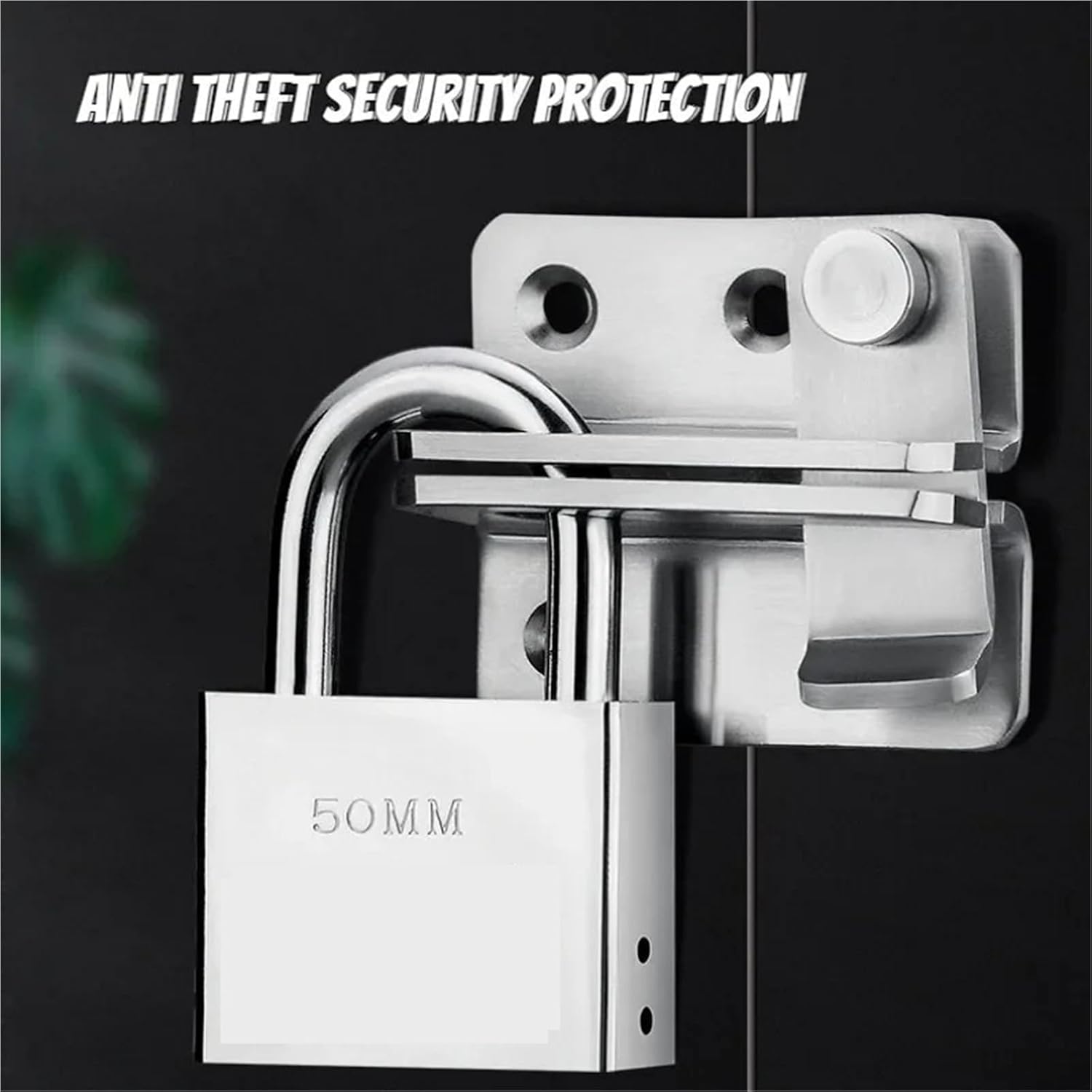Stainless Steel Household Theft Padlock Dormitory Gym Cabinet Door Lock and Rust Proof Lock Door Lock Locker 1Pcs(30MM Single 3keys)