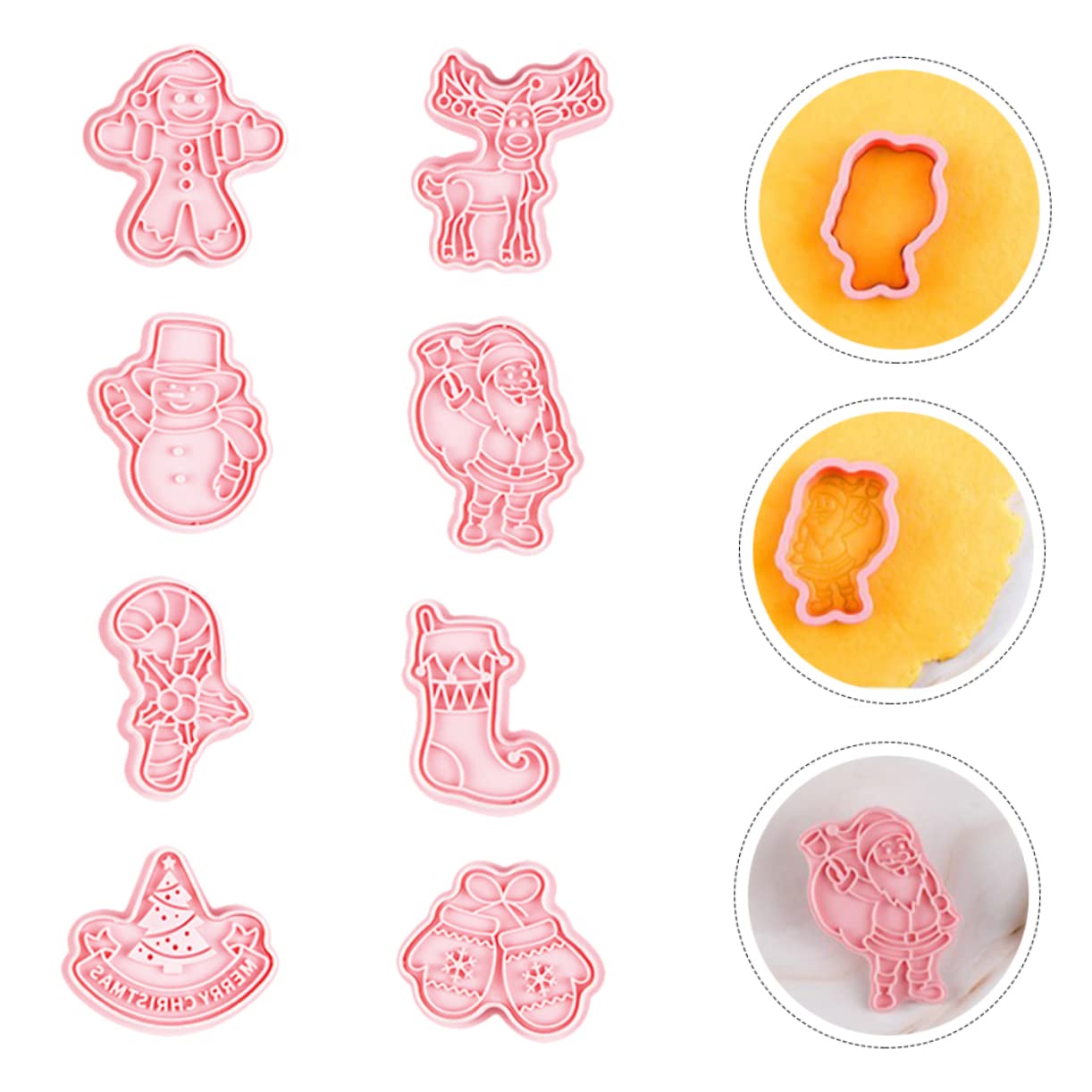 Cabilock 4 Sätze Keksform Für Kekse Dinosaurier Ausstechformen Zuckerguss Für Kekse Weihnachtsplätzchen Dekorationswerkzeuge Kessel Ausstechform Keks Zuckerguss Set 8 Stück * 4