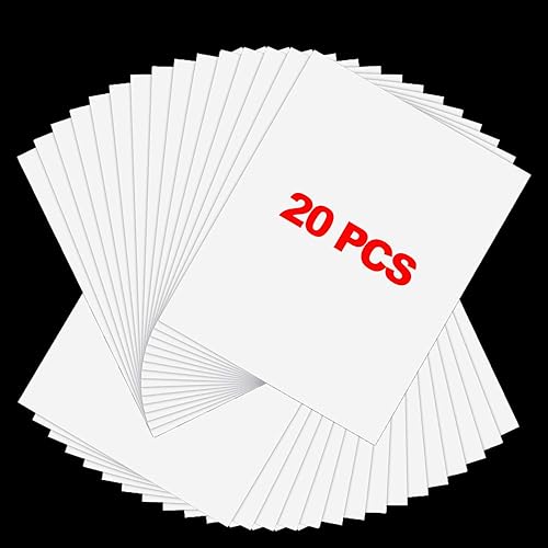 20 Pieces Vinyl Siding Repair Patch Kit, White Self-Adhesive Patch PVC Patch Repair Tape for Any Cracks, Holes, or Blemishes on Vinyl Siding, Fence, Mobile Home Skirting Panels