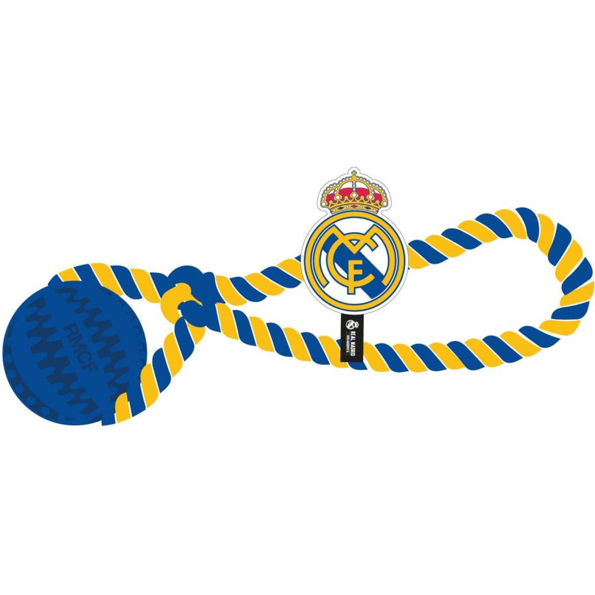 CERDÁ LIFE'S LITTLE MOMENTS Official and Heavy Duty Real Madrid Rope Dog Toy | Interactive Sports Accessory Ideal for Chewing, Tugging and Keeping Your Dog Active