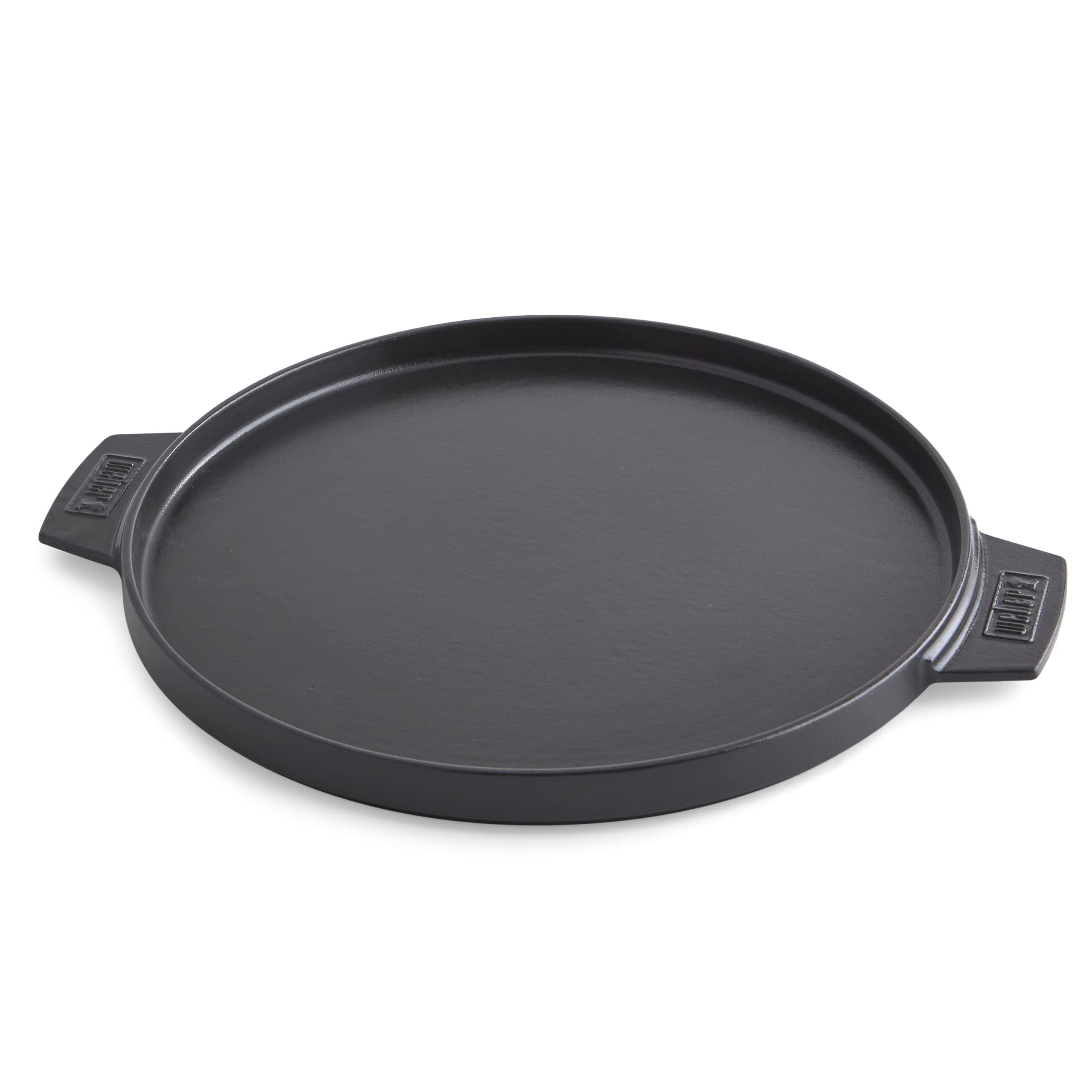 Weber Garnek Żeliwny Dutch Oven 2 w 1 do Systemu Gourmet Bbq, Garnek z Pokrywką Używaną Jako Patelnia, Czarny (8857)