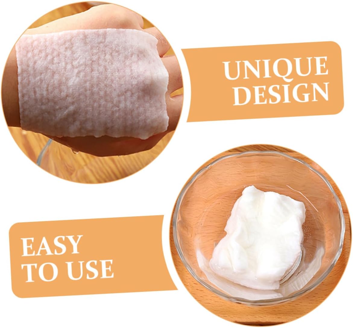 LIFKOME 1Pack Compressed Makeup Pads Non Woven Facial Cleansing Pads for Makeup Removal for Women and Easy to Use and Hold for Daily Cleansing