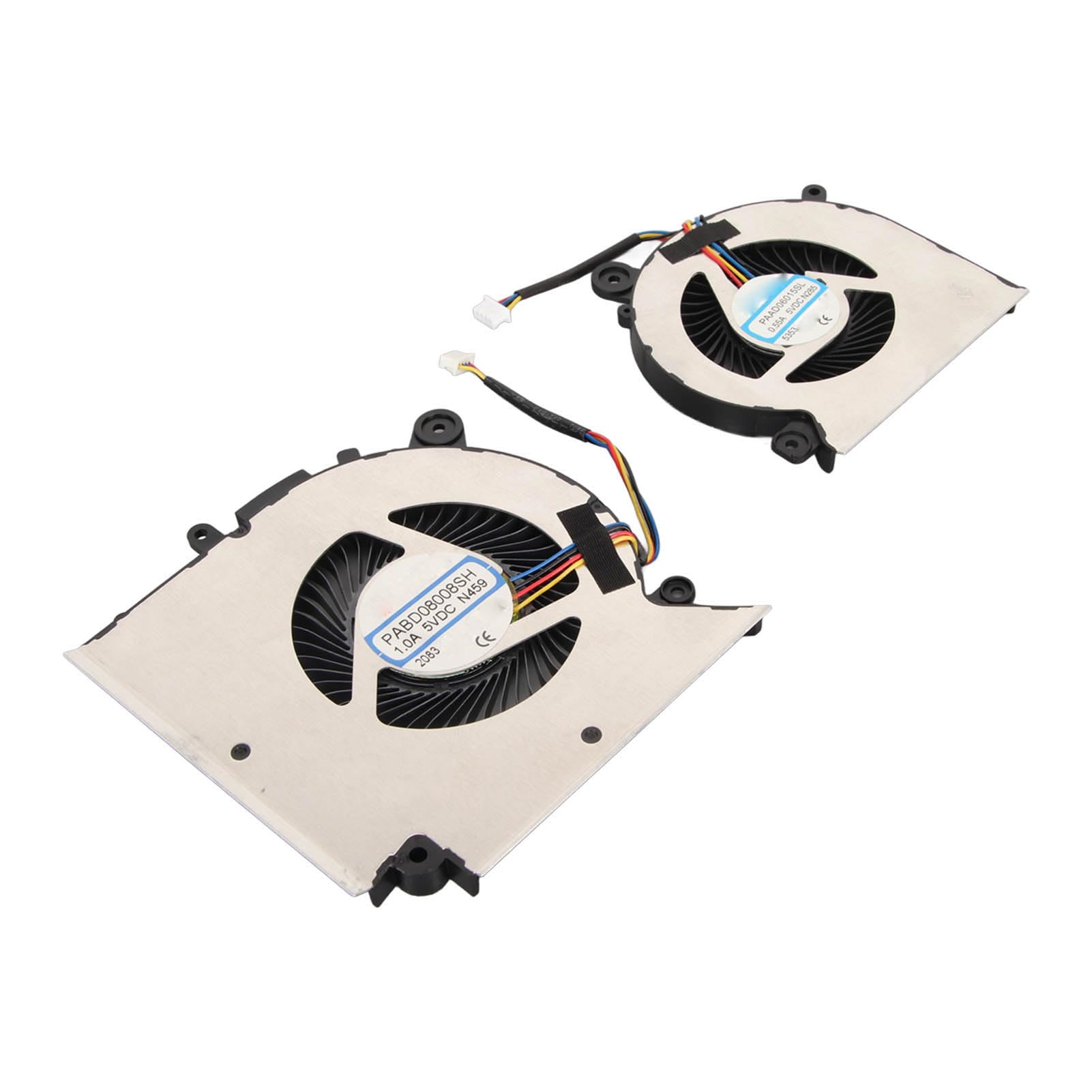 Gugxiom MSI GF76 GF66 GL66 MS 1581 Laptop Cooling Fan with 4 Pin Power Connector, Premium Material, Easy to Install, Size (Fan