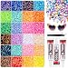 BELLEBOOST 35000Pcs Jelly Rhinestones Bedazzling Kit with B7000 Jewelry Glue, 24 Colors 3mm Resin Flatback Gems, Bedazzler Kit for Crafting Bling Book Shoes Diamond Art Nail Decor