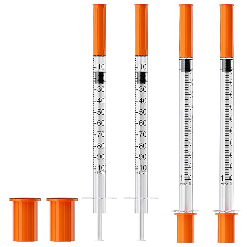 MED NEEDLE 30G 1/4'' U-100 1mL Lab Syringes and Needle Pack of 100