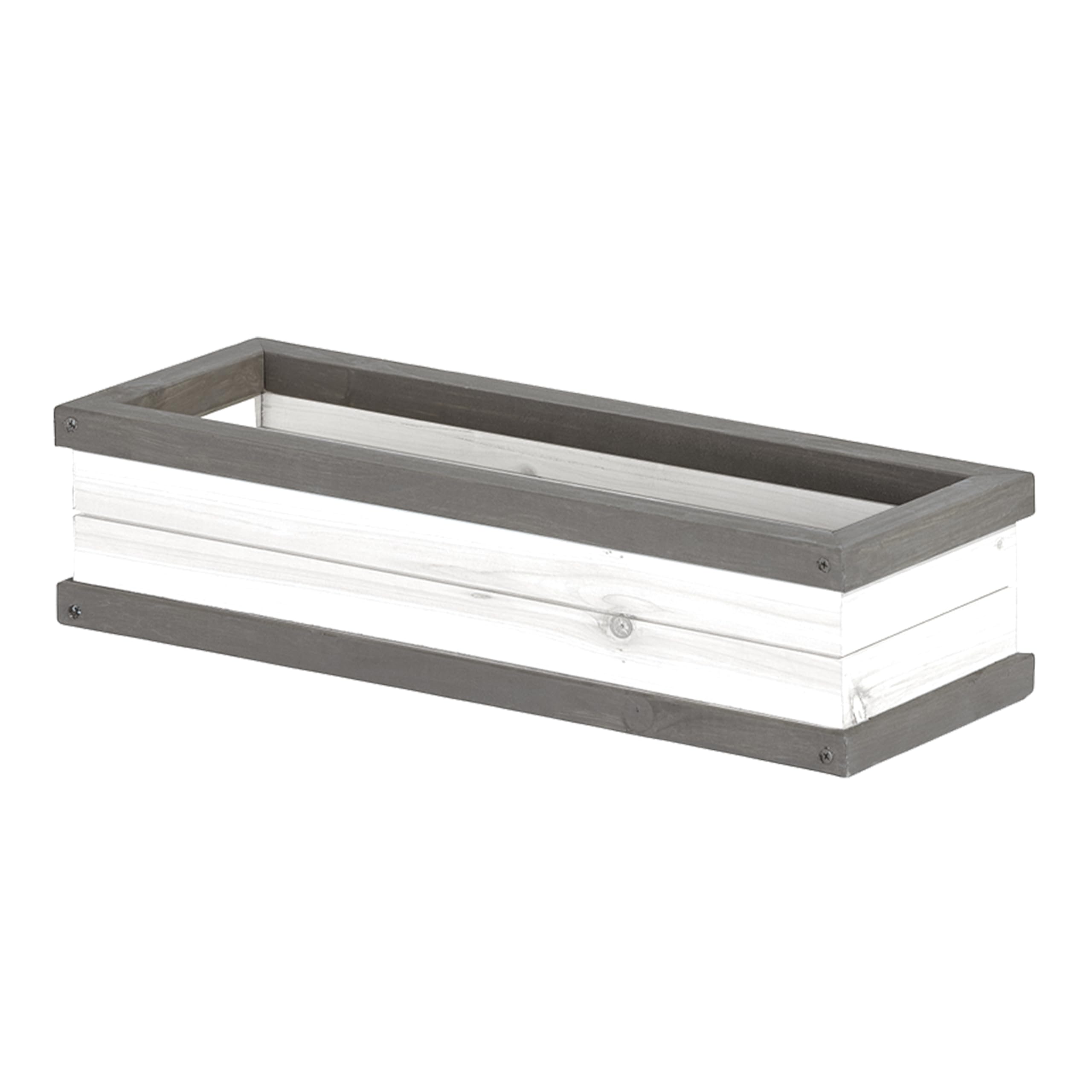 Bac à fleurs accessoire maison enfant bois pour aire de jeux de jardin