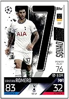 Vista 1 de CRISTIAN ROMERO 2022-23 Topps Match Attax Squad Zone #SZ17 Liga de Campeones NM+-MT+ Fútbol Argentina