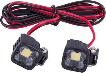 RC Car Lights LED Spotlights for Axial SCX10 90046 TRX4 TRX6 Wraith RR10