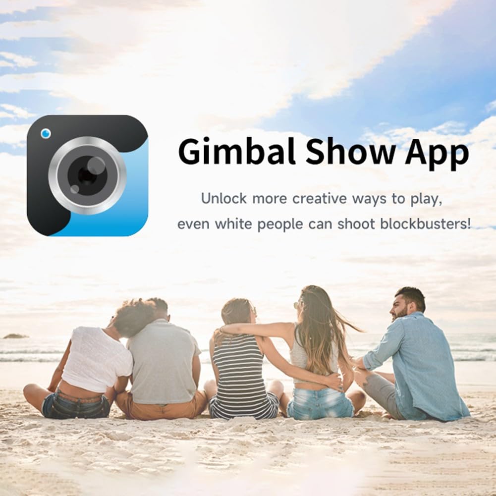 AI - Gimbal estabilizador de tres ejes para smartphone con seguimiento facial, batería 8H, agarre dual ergonómico para transmisión en vivo de deportes de vlog, gris