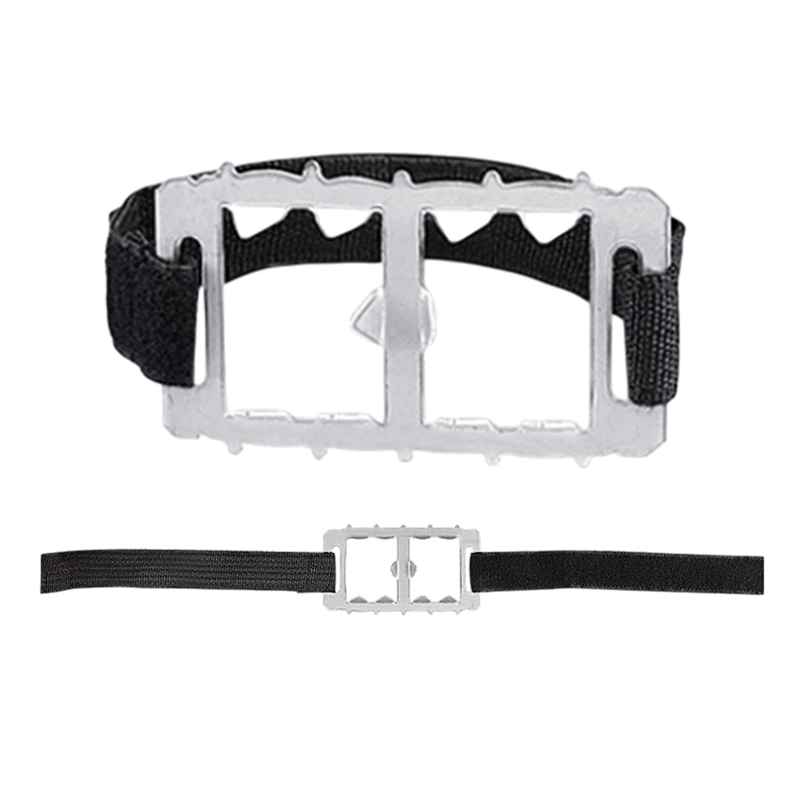 Ice Shoes Grippers - Non-Slip Gripper Spikes | Snow Ice Climbing Shoe Cover | Ice Cleats Traction Snow Grips for Boots Shoes | Ice and Snow Spikes | Overshoe Crampons for Hiking Mountaineering